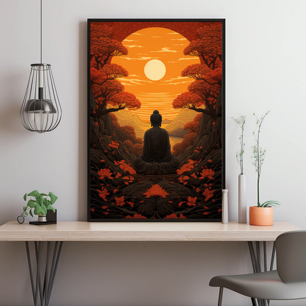 Buddhist Poster Art, Buddah Art