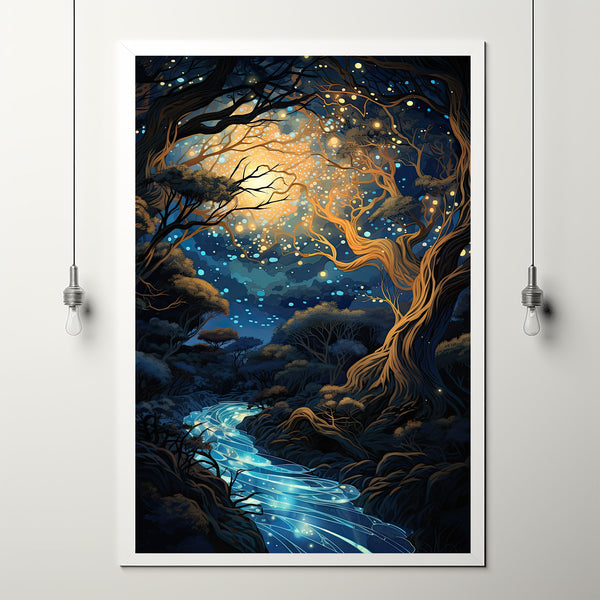 Spiritual Forest Wall Art Print