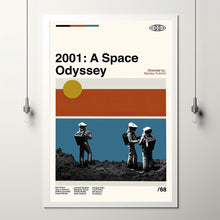 2001 A Space Odyssey Movie, 2001 A Space Odyssey Poster, Retro Movie Custom Poster, Illustration Art, Modern Vintage