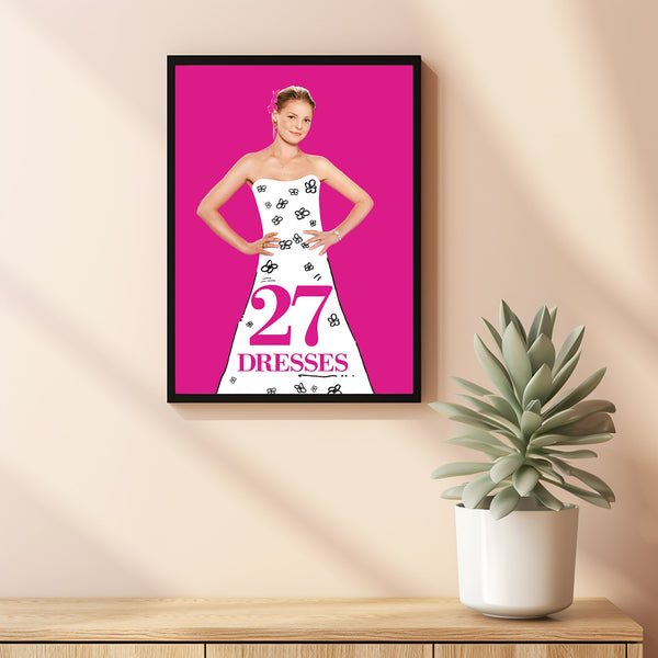 27 Dresses (2008) Movie Poster, Home Decor, Live Room Wall Art DS04 –  mythicwall