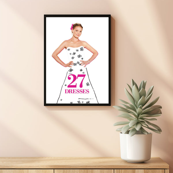 27 Dresses (2008) Movie Poster, Home Decor, Live Room Wall Art DS05 –  mythicwall