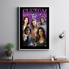 Custom Bootleg Rap Poster - Personalized Wall Art Decor with Your Photos & Text, Unique Gift Ideas for Music Lovers