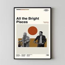 All the Bright Places, Brett Haley, Movie Poster, Retro posters, Minimal Movie Art, Modern Vintage, Move Gifts, Favorite Movie