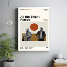 All the Bright Places, Brett Haley, Movie Poster, Retro posters, Minimal Movie Art, Modern Vintage, Move Gifts, Favorite Movie