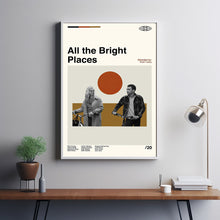 All the Bright Places, Brett Haley, Movie Poster, Retro posters, Minimal Movie Art, Modern Vintage, Move Gifts, Favorite Movie