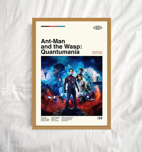 Ant Man And The Wasp Quantumania Poster, Peyton Reed, Retro Movie Post ...