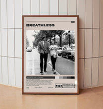 Breathless Poster, Jim McBride, Minimalist Movie Poster