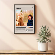 Carol Poster,Todd Haynes, Minimalist Movie Poster,home decor