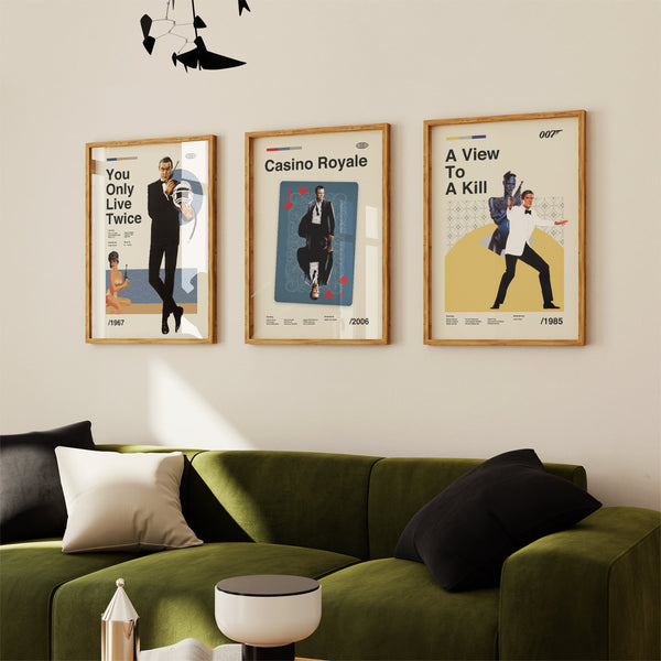 Casino Royale James Bond Wall Art Print - Daniel Craig Film Poster