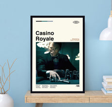 Casino Royale Poster, Martin Campbell, Retro Movie Poster, Modern Poster, Retro Poster, Minimalist Art, Vintage Poster, Wall Decor 1716844064