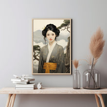 Vintage Chinese Girl Poster - Traditional Chinese Elegance | Cultural Wall Art