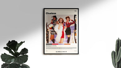 Clueless  Amy Heckerling, Minimalist Movie Poster, Vintage Retro Art Print, Custom Poster, Wall Art Prin, Home Decor 1006046499