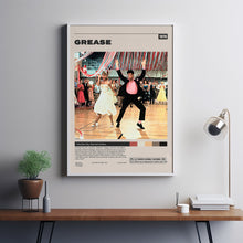 Grease Poster, Randal Kleiser, Minimalist Movie Poster,