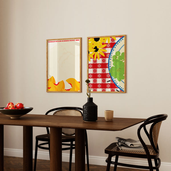 Herman Miller Summer Picnic Midcentury Modern Print - Wall Art