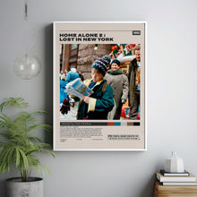 Home Alone 2 Lost in New York Poster, Chris Columbus, Minimalist Movie Poster, Vintage Retro Art