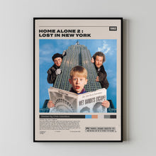 Home Alone 2 Lost in New York Poster, Chris Columbus, Minimalist Movie Poster, Vintage Retro Art Print1