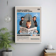 Home Alone 2 Lost in New York Poster, Chris Columbus, Minimalist Movie Poster, Vintage Retro Art Print1