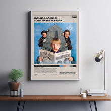 Home Alone 2 Lost in New York Poster, Chris Columbus, Minimalist Movie Poster, Vintage Retro Art Print1