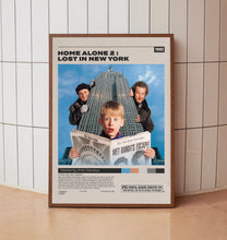 Home Alone 2 Lost in New York Poster, Chris Columbus, Minimalist Movie Poster, Vintage Retro Art Print1