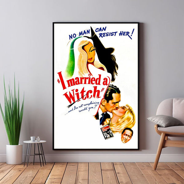 i married a witch poster