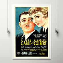 It Happened One Night Movie Poster Art Print Movie Posters Gift for Movie lovers 1