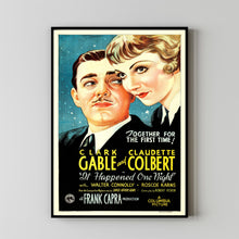 It Happened One Night Movie Poster Art Print Movie Posters Gift for Movie lovers 1