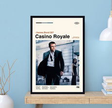 James Bond 007 Poster, Casino Royale Print, Martin Campbell, Retro Poster, Midcentury Art, Minimalist Art, Vintage Poster, Wall Decor 1733304033