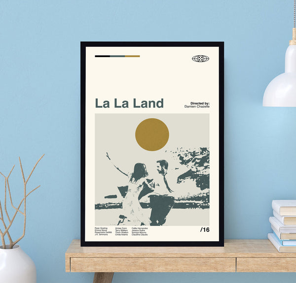 La La Land Poster, Damien Chazelle, Abstract Poster, Retro Poster