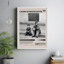 Ladri di biciclette, Vittorio De Sica, Minimalist Movie Poster