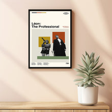 Leon Movie - Leon The Professional Poster - Movie Poster - Retro Modern Art - Minimalist Art - Midcentury Art - Vintage Poster - Wall Decor