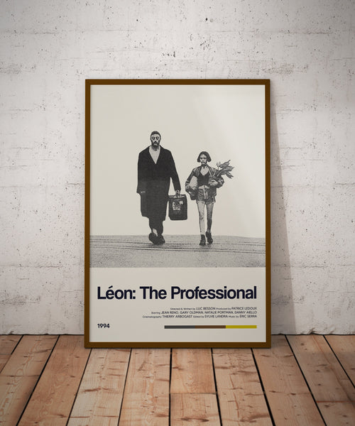 Leon The Professional Poster - Retro Movie Poster Print - Wall Art