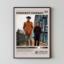 Midnight Cowboy Poster, John Schlesinger, Fritz Lang, Minimalist Movie Poster