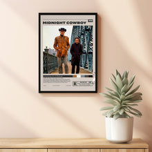 Midnight Cowboy, John Schlesinger, Minimalist Movie Poster, Vintage Retro ArtMovie Poster
