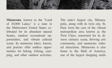 Minnesota Wall Art  Poster Minnesota Black White Poster  Poster Art Gift 1681219848