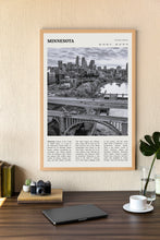 Minnesota Wall Art  Poster Minnesota Black White Poster  Poster Art Gift 1681219848