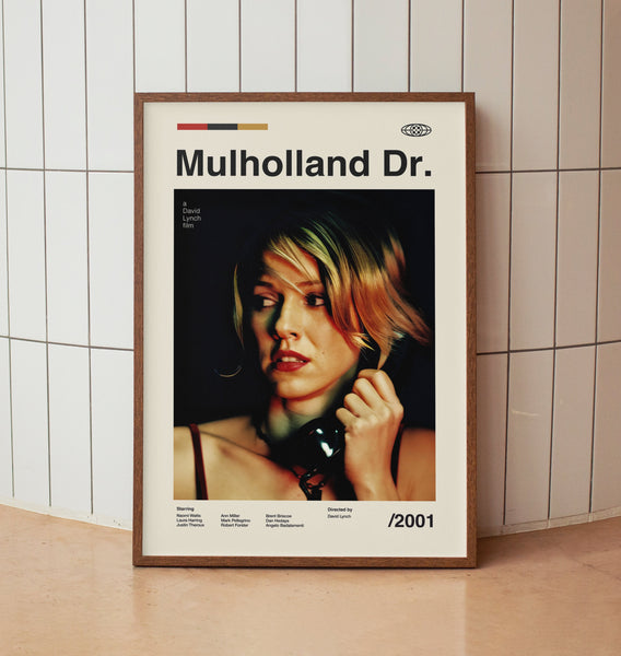 Mulholland Drive Vintage Movie Poster - David Lynch - Minimalist