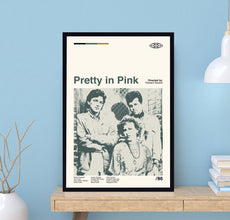 Pretty In Pink Movie Poster, Howard Deutch, Pretty In Pink, Retro Movie Poster, Minimalist Art, Vintage Poster, Midcentury Art, Wall Decor 1693404122