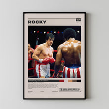 Rocky Poster, John G. Avildsen, Minimalist Movie Poster,Room Decor