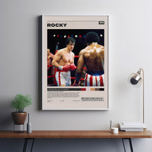 Rocky Poster, John G. Avildsen, Minimalist Movie Poster,Room Decor