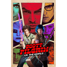 Scott Pilgrim vs. the World Movie Poster High Quality Print Photo Wall Art Canvas Cloth Multi size 1549844091