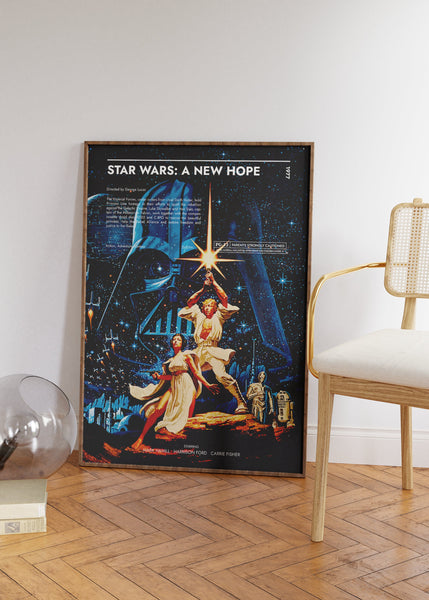 star wars movie posters framed