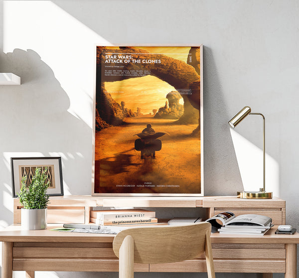 star wars movie posters framed