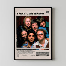That '70s Show Poster, Mila Kunis, Minimalist Tv Series, Vintage Retro Art Print