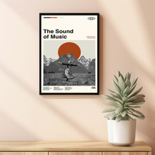 The Sound Of Music Retro Movie - Movie Poster - Retro Modern Art - Minimalist Art - Midcentury Art - Vintage Poster - Wall Decor