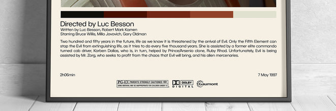 The Fifth Element Poster  Luc Besson, Minimalist Movie Poster, Vintage Retro Art Print, Custom Poster, Wall Art Print, Home Decor, 1010642103