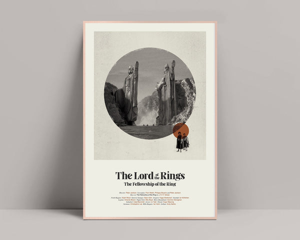 The Lord of The Rings, The Fellowship of The Ring, Minimalist Poster