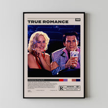 True Romance Movie Poster, Tony Scott, Minimalist Movie Poster