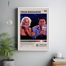 True Romance Movie Poster, Tony Scott, Minimalist Movie Poster
