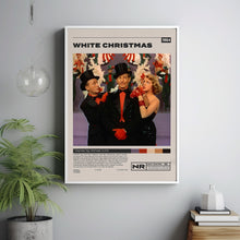 White Christmas Poster, Michael Curtiz, Minimalist Movie Poster, Vintage Retro Art