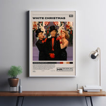 White Christmas Poster, Michael Curtiz, Minimalist Movie Poster, Vintage Retro Art